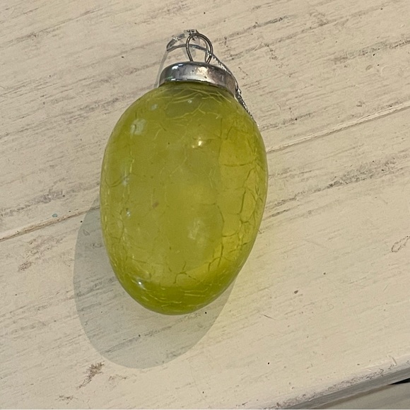 Vintage Crackled Glass Ornament - Picture 2 of 4